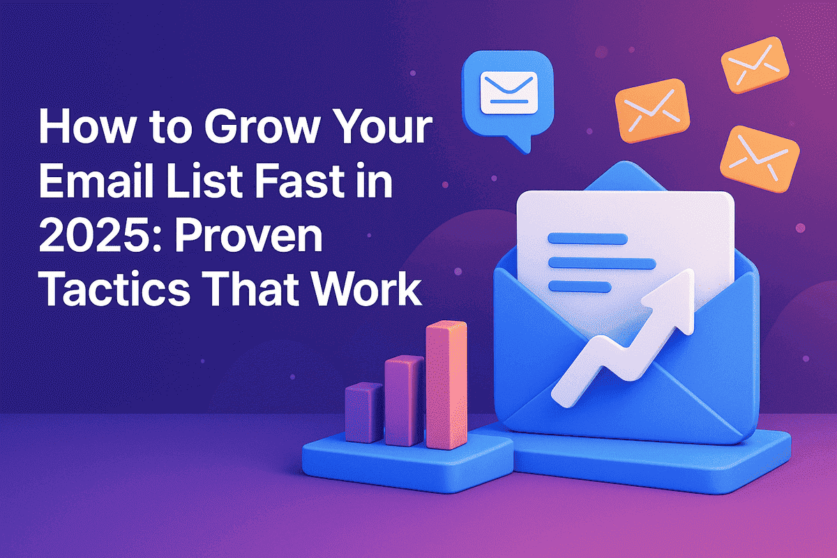 How to Grow Your Email List Fast in 2025: Proven Tactics That Work