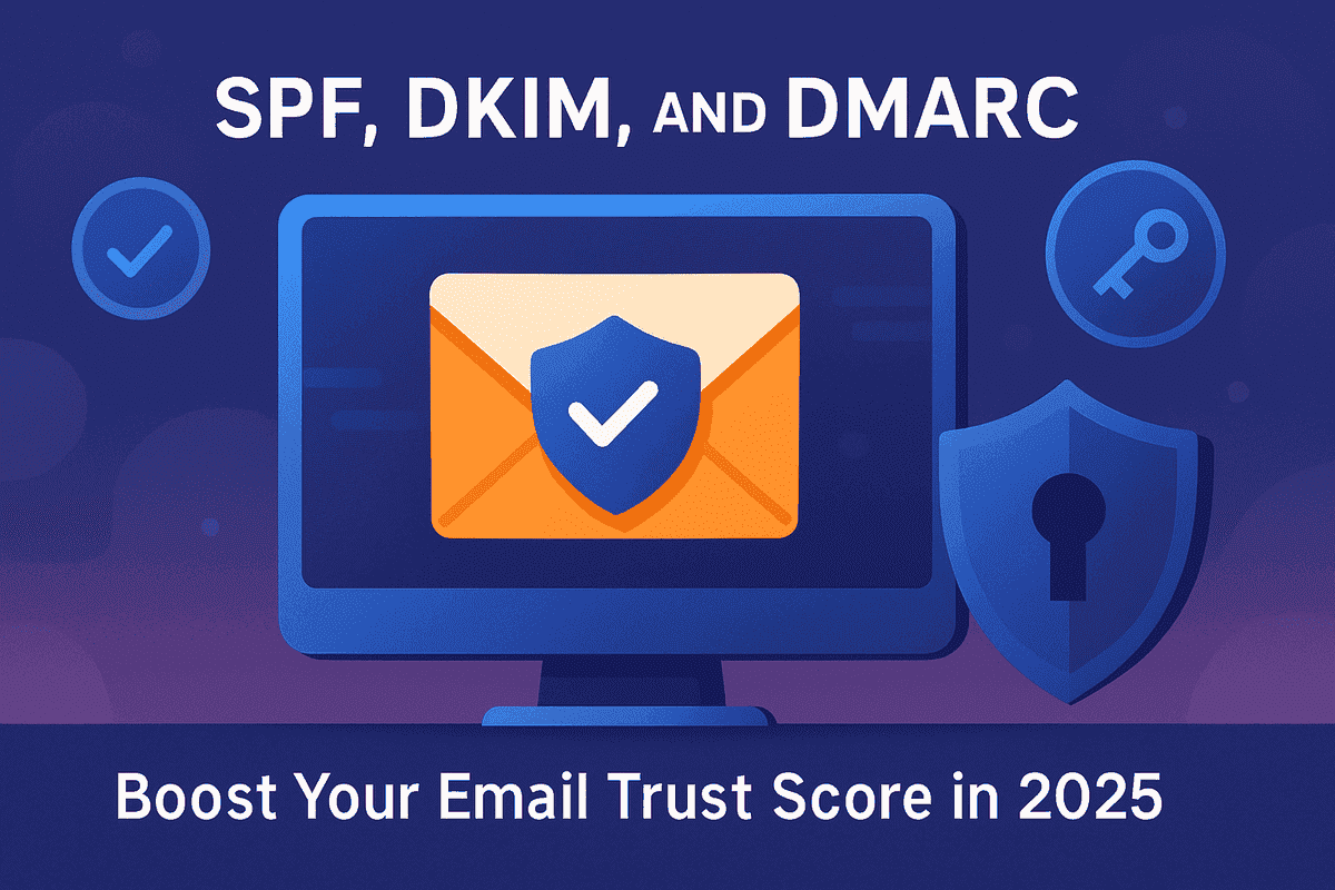 SPF, DKIM, and DMARC Explained: Boost Your Email Trust Score in 2025