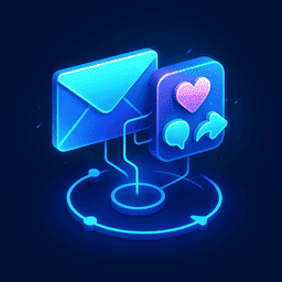 Integrate Email And Social icon