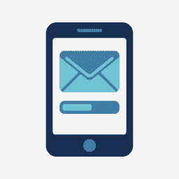 Mobile-first Email Marketing icon